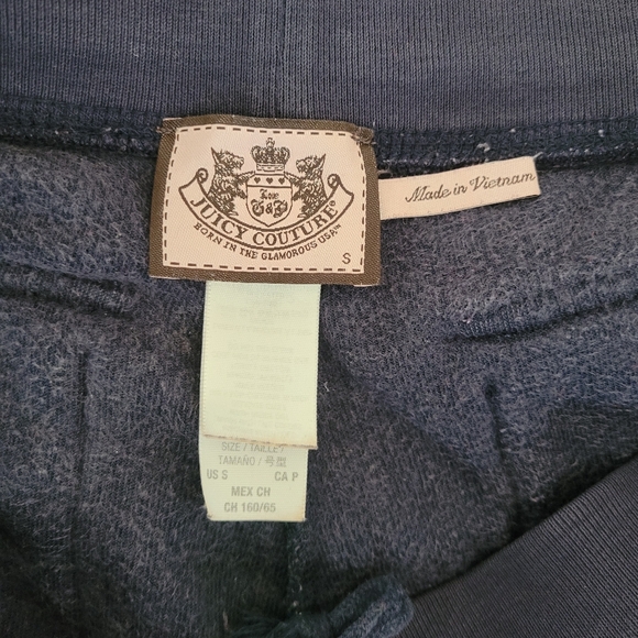 Juicy Couture Y2K Velour Flare Pant Front And Back Pockets Small Purple Gold Vtg - Picture 2 of 9